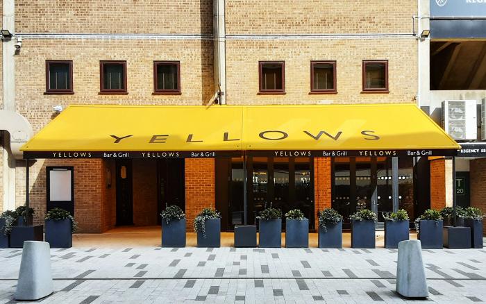 extended terrace awning